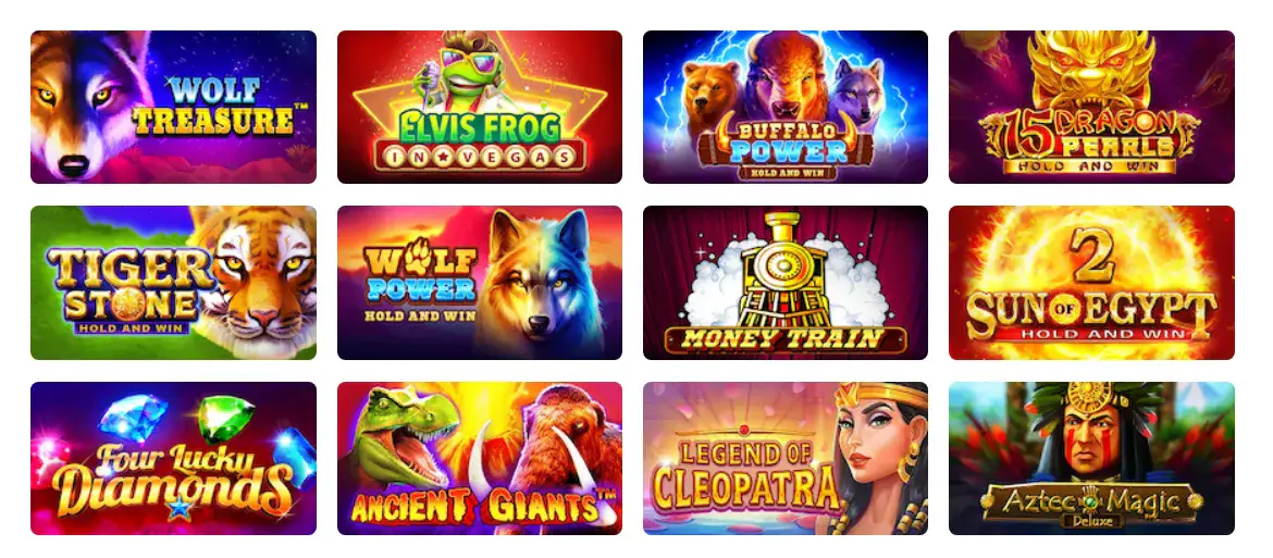 Catalogue complet de jeux de casino en ligne Lucky Luke Casino